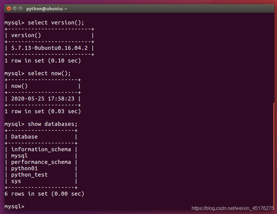 人生苦短,我用Python--一个新疆农业大学计算机本科生的Python学习之路-数据库(第一天)数据库weixin45176275的博客-