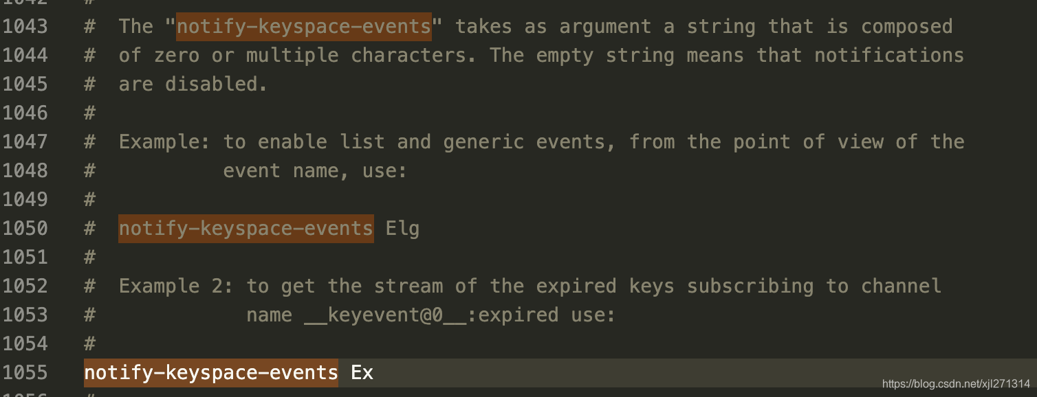 notify-keyspace-events