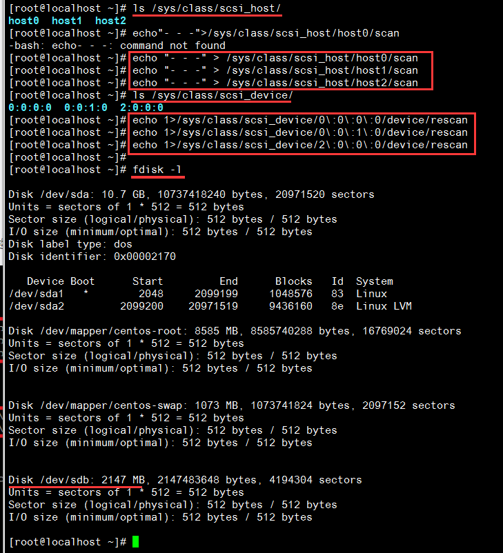 Centos 7 磁盘管理（LVM）