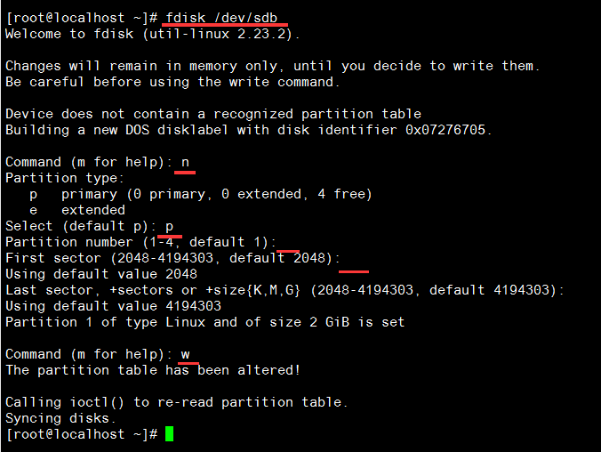 Centos 7 磁盘管理（LVM）