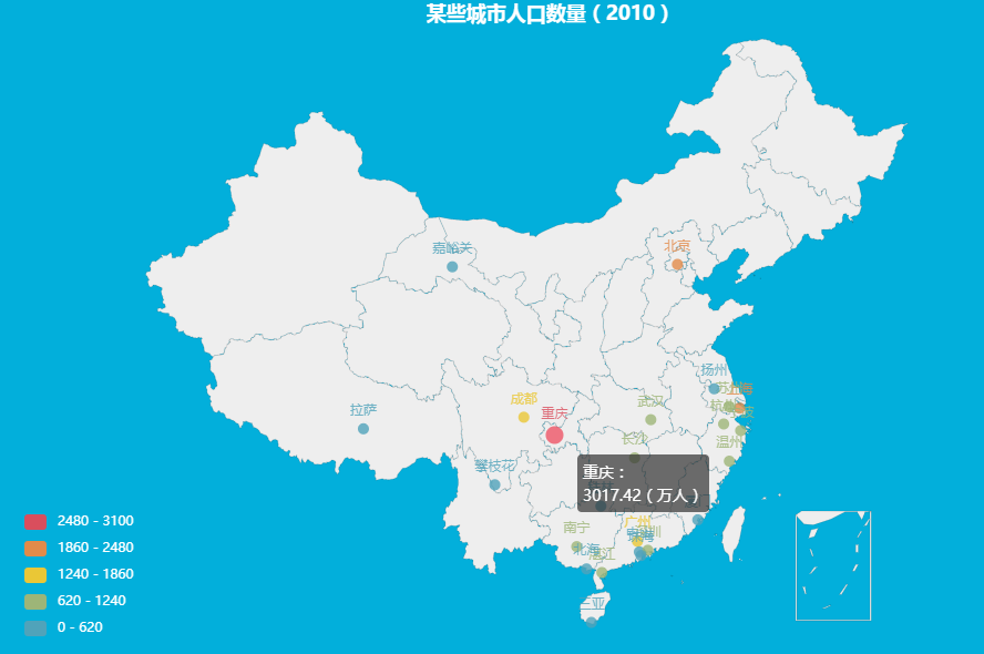 初使用ECharts绘制地图