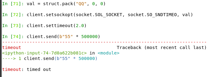 blocking socket 读写返回 EAGAIN