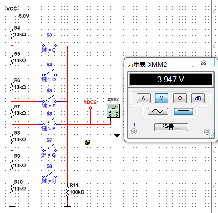 单片机一个ADC口实现多按键检测功能_stm32f103 adc分别检测多按键-CSDN博客