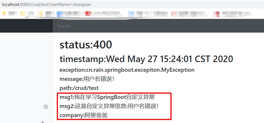 SpringBoot错误处理机制以及自定义异常响应原理解析javaxioayu96的博客-