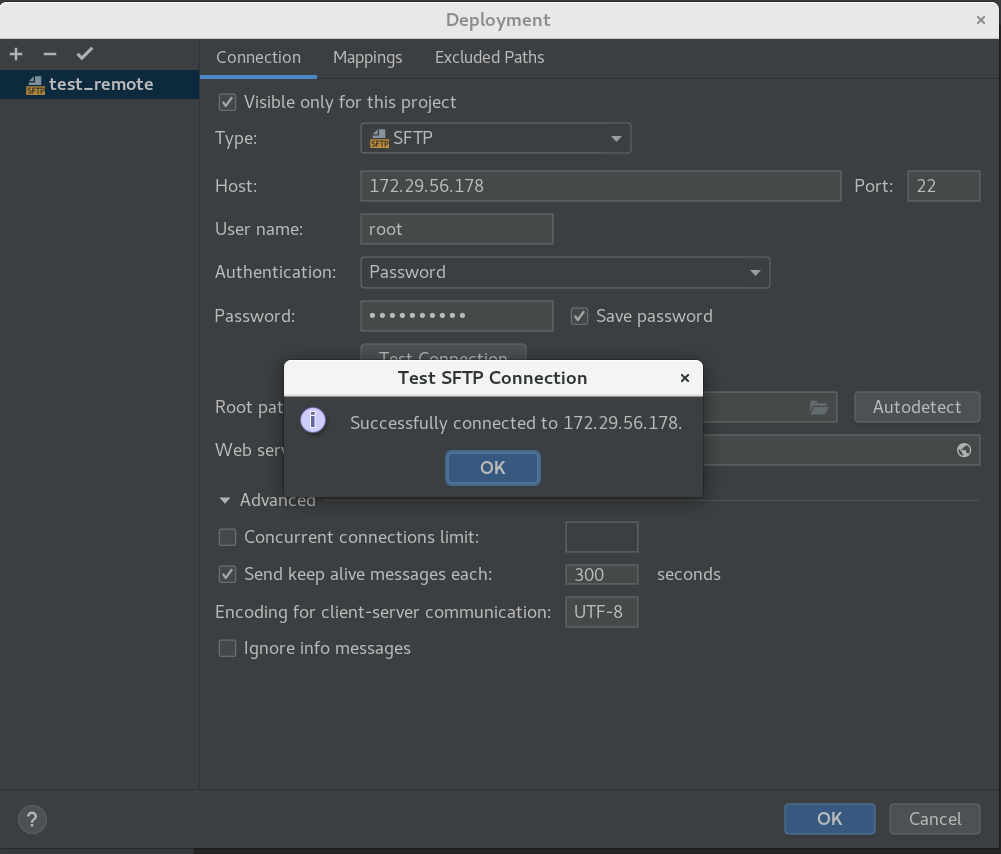 pycharm连接远程服务器进行django项目自动上传和部署_pycharm ssh djangoCSDN博客