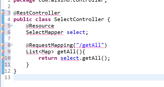 JAVA简单的查询并在页面上显示java等我优秀yC的博客-