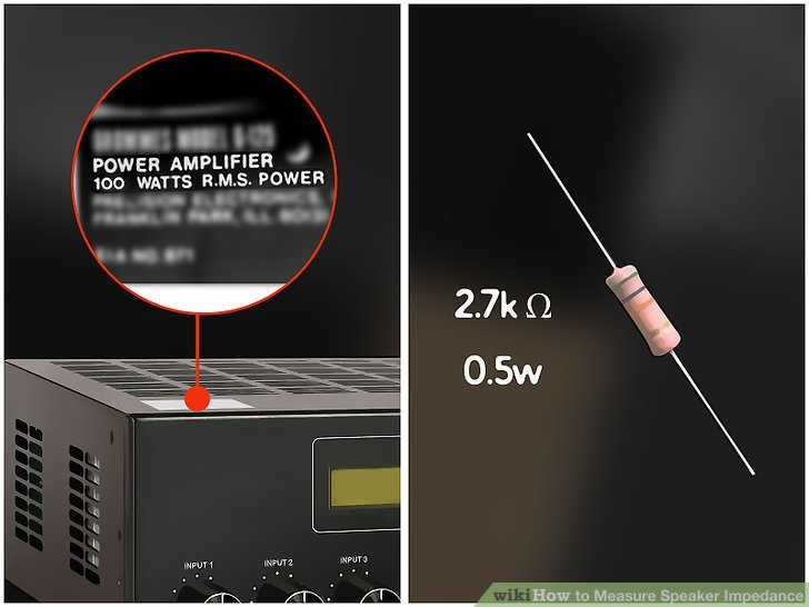 ▲ How to measure SPeaker Impedance