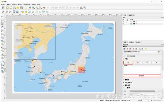 添加网格线和设置