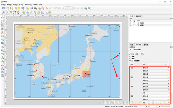 调整网格线标签位置