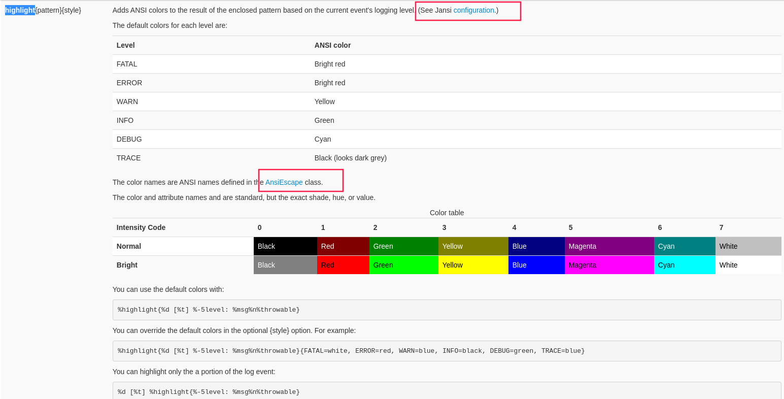 springboot log4j2配置参考highlightIDE控制台彩色日志_log4j2 disableansiCSDN博客