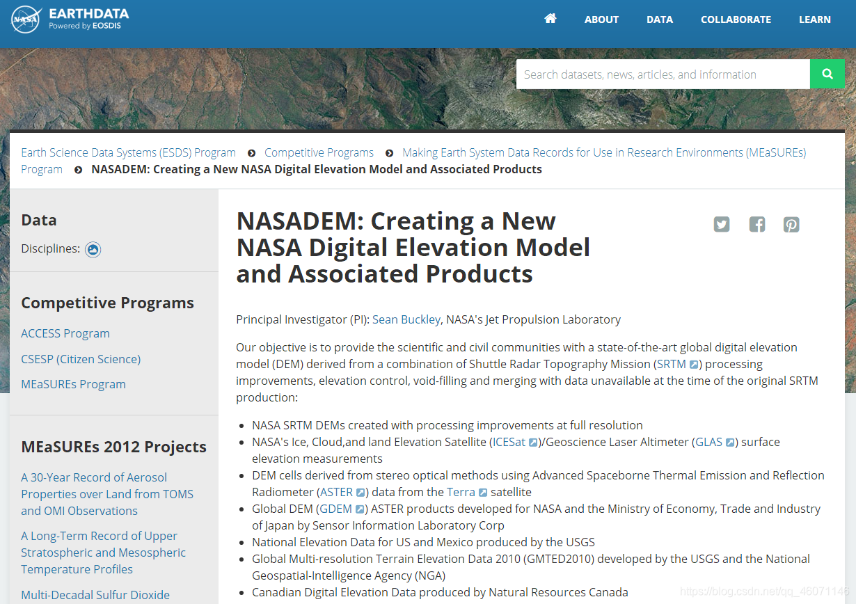 NASA发布NASADEMHGT及下载方式——从珠穆朗玛峰和天门山说起其他qq46071146的博客-