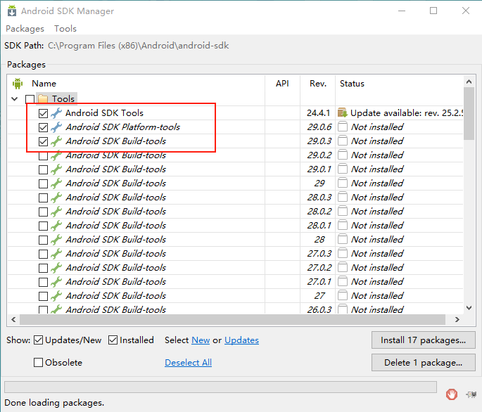 下载Android SDK tools完成Android SDK 安装、配置环境变量_platform-tools_6墨沫9的博客-CSDN博客