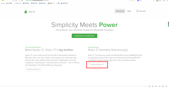 MongoDB的安装和配置（连接Robo 3T）数据库weixin45499786的博客-