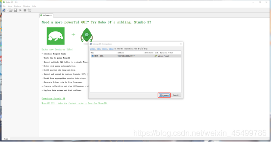 MongoDB的安装和配置(连接Robo 3T)数据库weixin45499786的博客-
