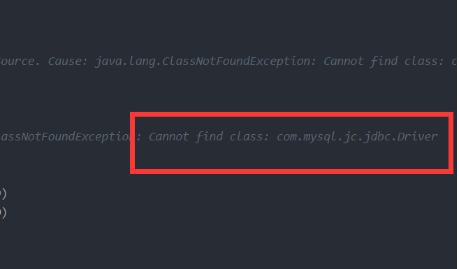 Java.lang.ClassNotFoundException: Cannot Find Class:-CSDN博客