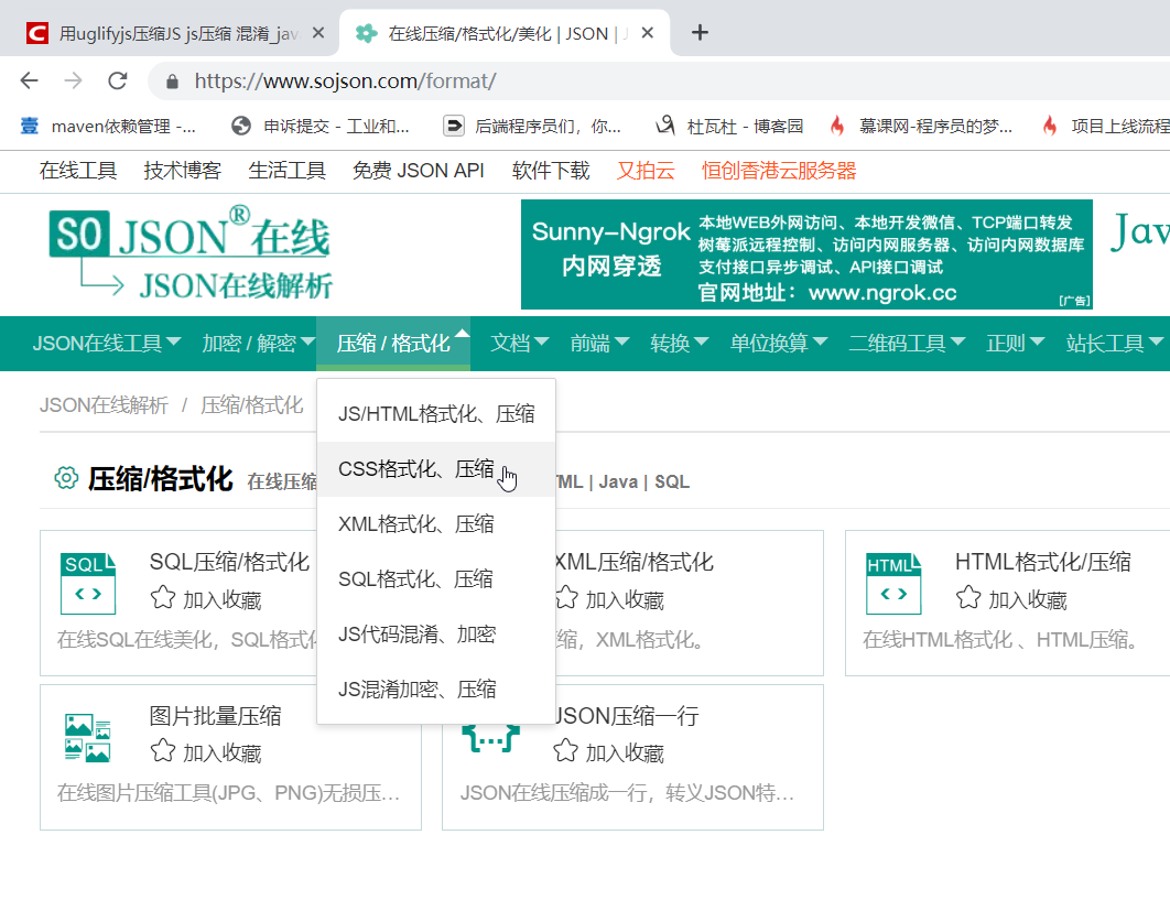 网站链接:https://www.sojson.com
