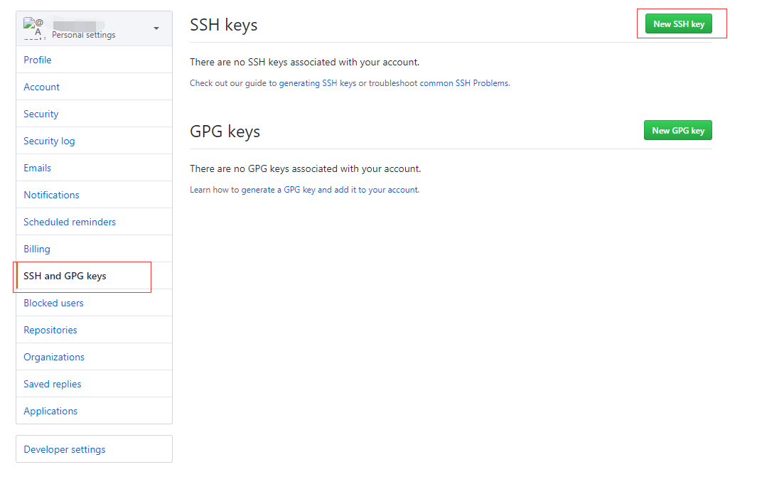 github配置ssh key免用户名秘密登陆