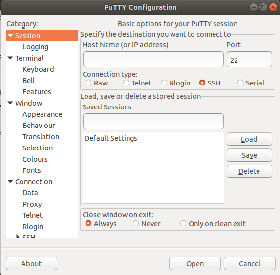 ubuntu下putty的安装及使用(以serial的使用为例)_ubuntu用putty通过serial连接CSDN博客