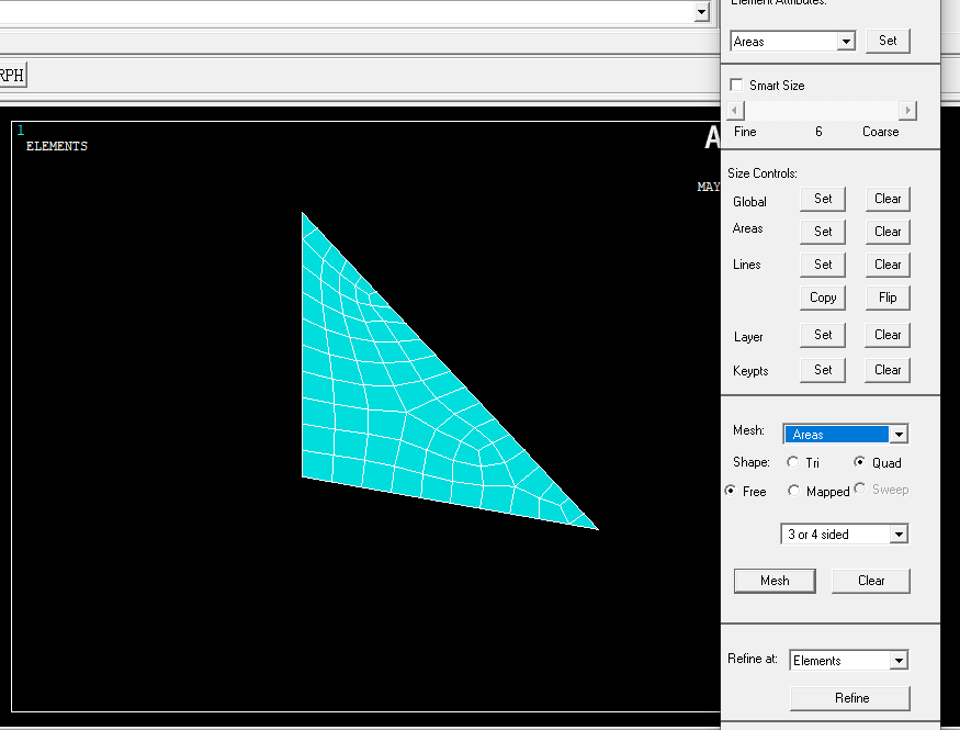 ANSYS——网格划分的不同方法以及GUI模块的操作（自由网格、映射网格、扫掠、拖拉）_有情怀的机械男的博客-CSDN博客_ansys映射网格划分