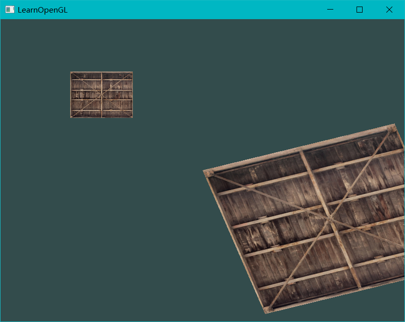 OpenGL学习(五)变换_glm::rotate(trans, (float)glfwgettime(), glm::vec3-CSDN博客