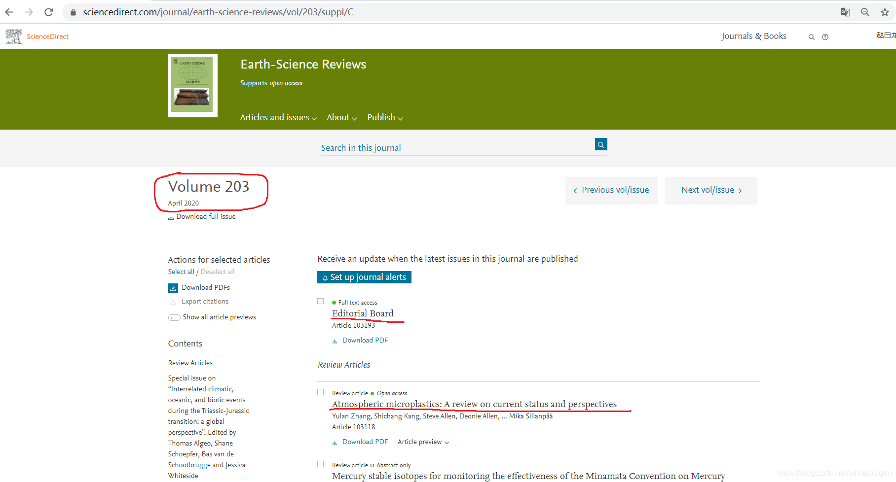 一文搞定ScienceDirect旗下所有期刊最新期目内容的爬取——仅个人学习使用,切勿滥用-CSDN博客