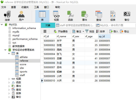 数据库课程设计(学校运动会管理系统)数据库weixin44313771的博客-