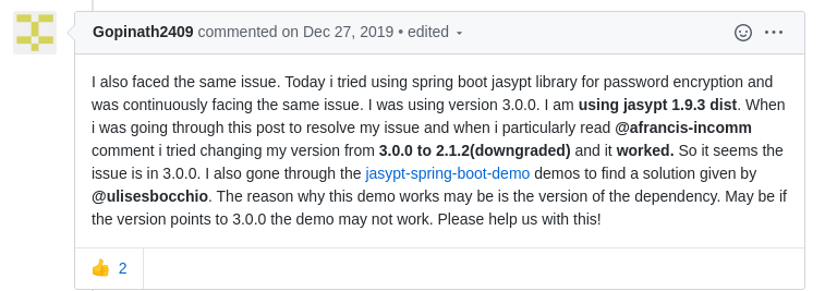 jasypt-spring-boot提示Failed to bind properties