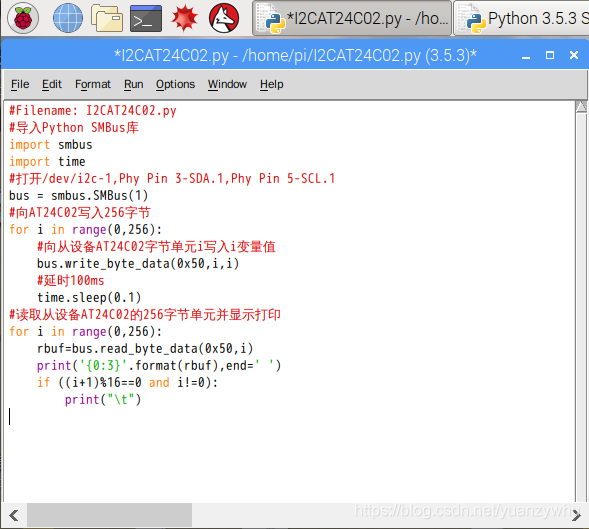 树莓派I2C接口技术及Python SMBus串行I2C EEPROM应用编程嵌入式yuanzywhu的博客-
