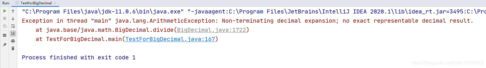 BigDecimal除法错误