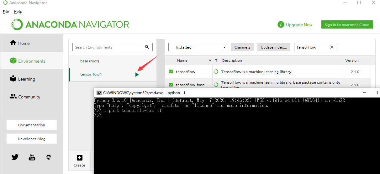 anaconda中创建tensorflow环境_anaconda创建tensorflow环境-CSDN博客