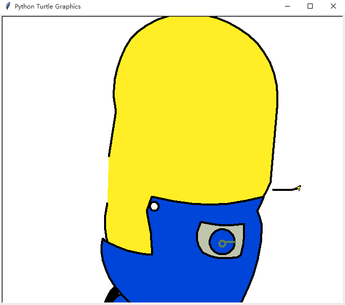 python画小黄人_画的小黄人