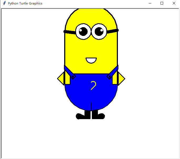 python画小黄人_画的小黄人