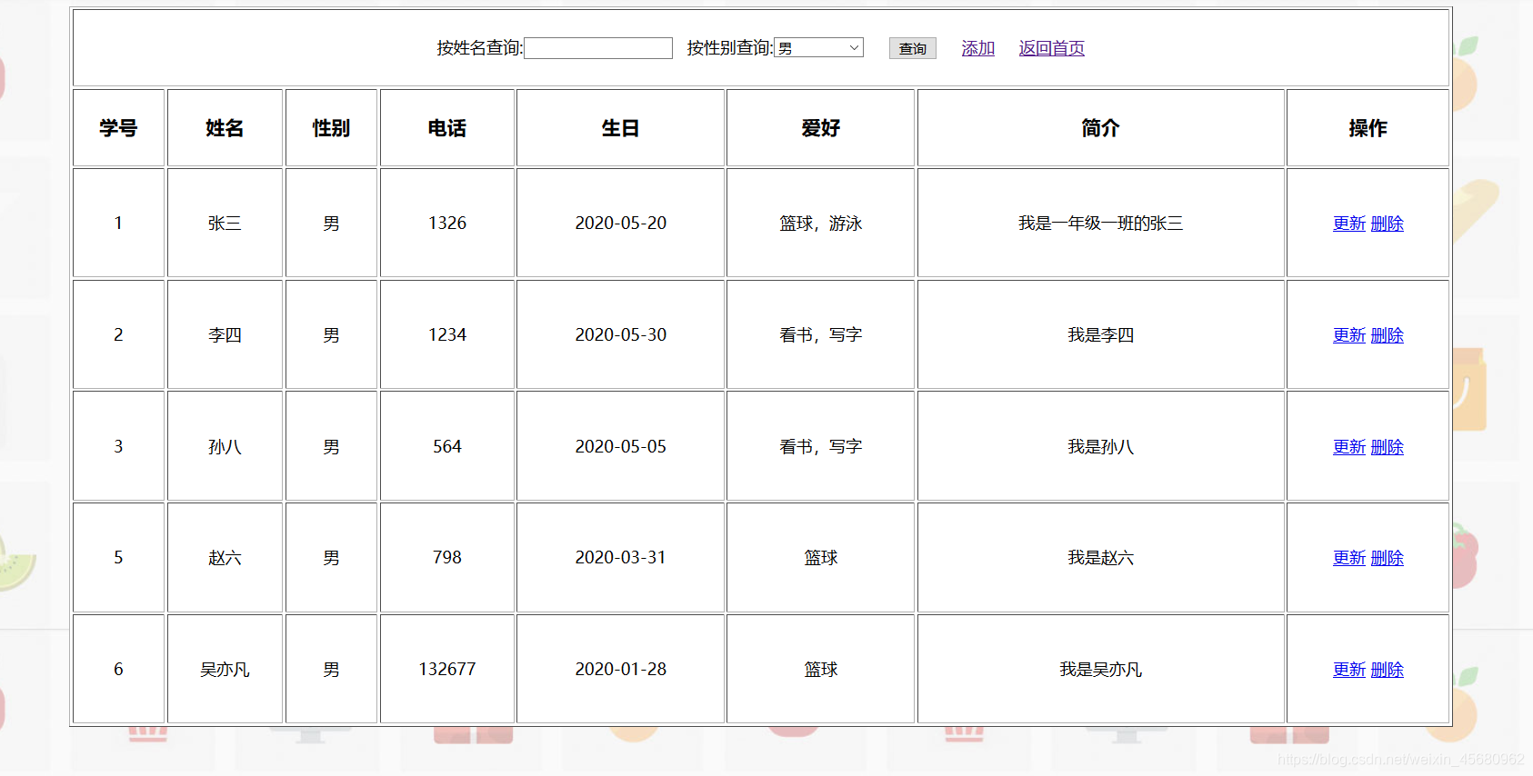 学生信息管理系统+动态项目部署到Tomcat上----Java实现(附带源码下载和Tomcat7服务器)空圆小生的博客-java