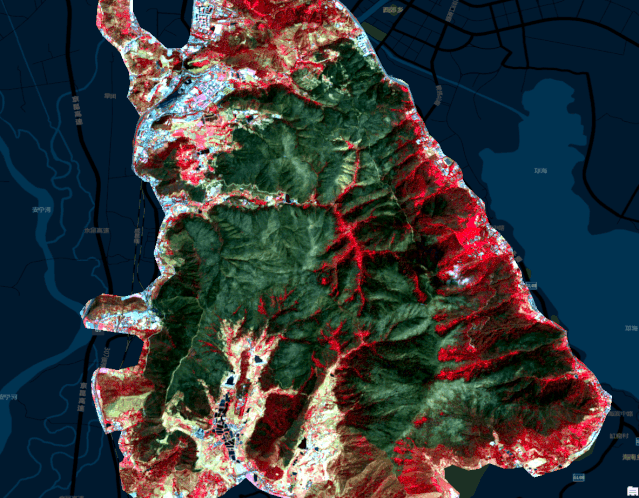 通过卫星影像来看看这次西昌山火