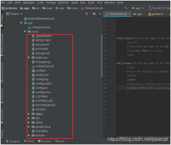 使用android studio开发工具编译GBK转换三方库iconv移动开发jasecat的专栏-