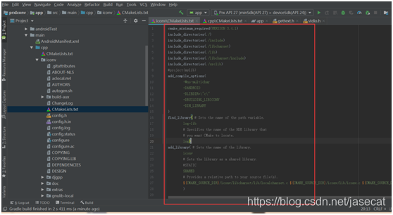 使用android studio开发工具编译GBK转换三方库iconv移动开发jasecat的专栏-