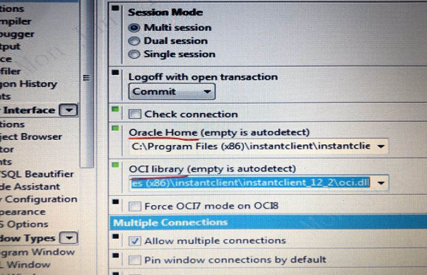 Oracle client not properly installed как исправить