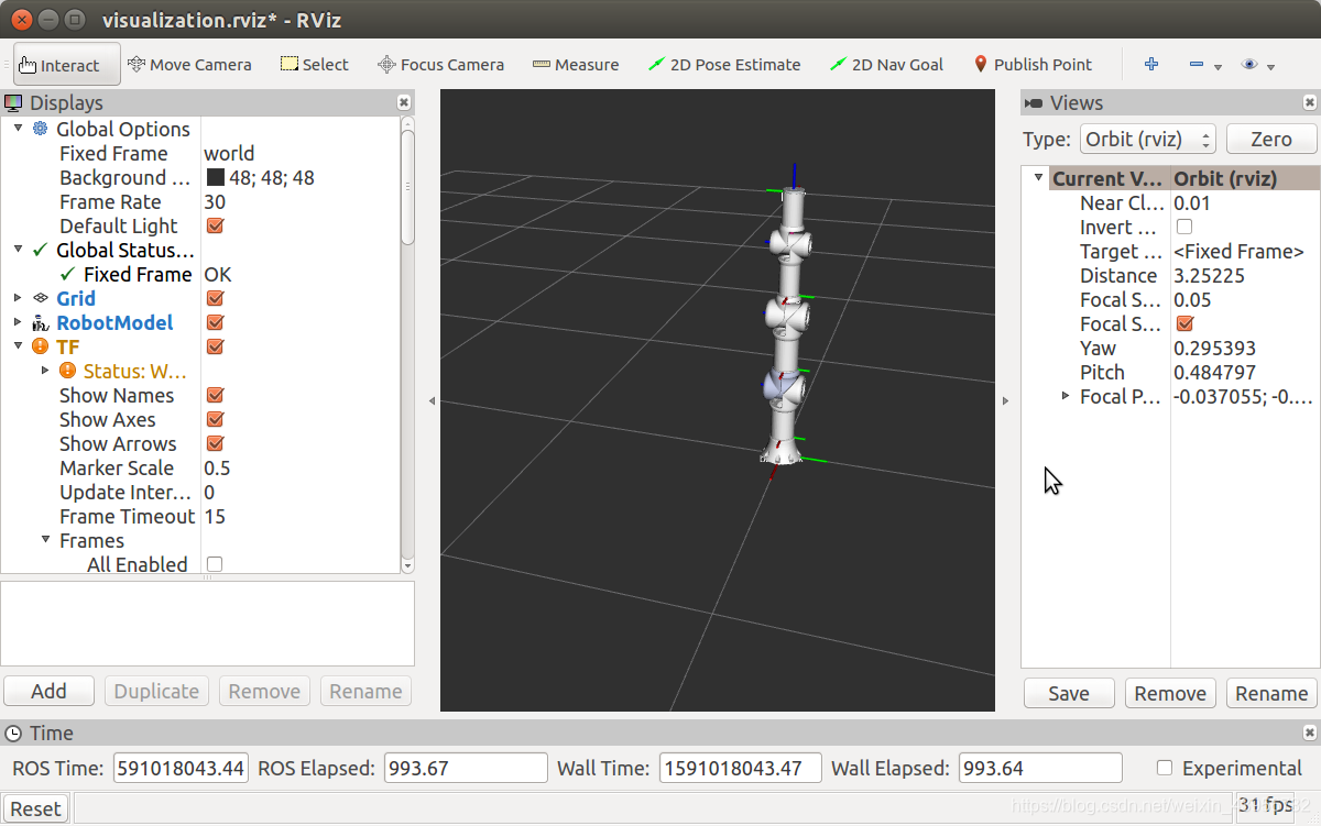 ROS中rviz使用教程_rviz default_雪花飞龙的博客-CSDN博客
