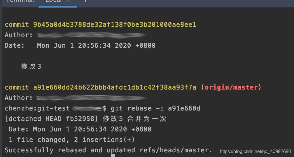 git 多次 commit 合并为一次 push_git多个commit一次push-CSDN博客
