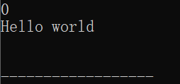 输入0