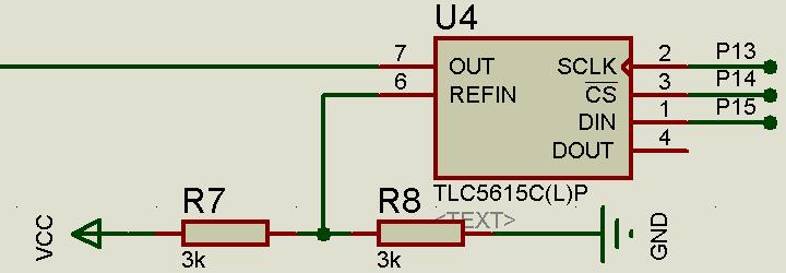 基准电压VREFIN = VCC * [ R8/(R7+R8) ]