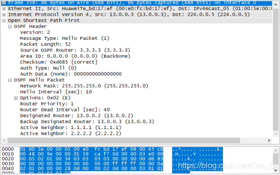 华为eNSPOSPF验证试验OraG的博客-