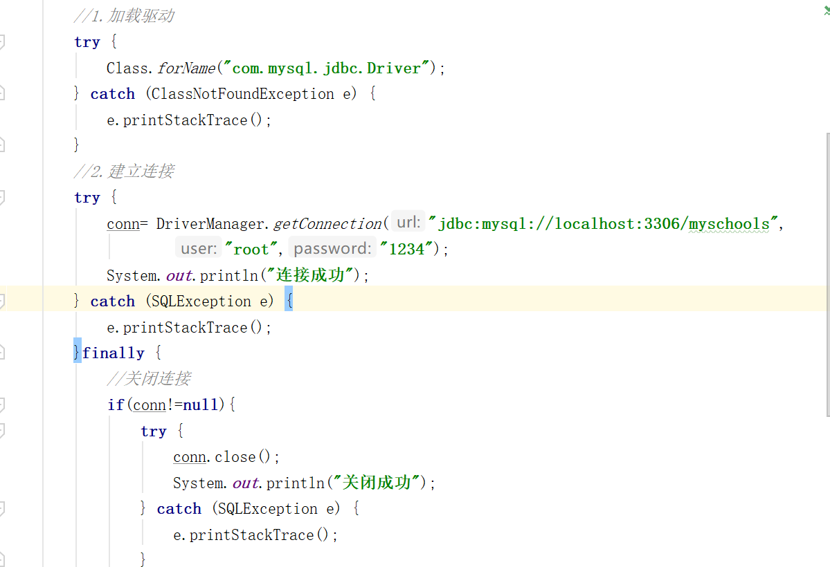 Use JDBC to connect to the database - Programmer Sought