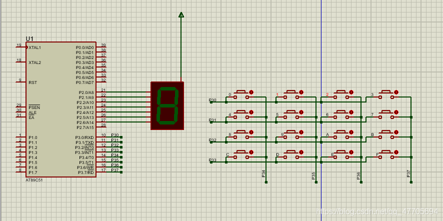 单片机矩阵按键学习qq47705694的博客-