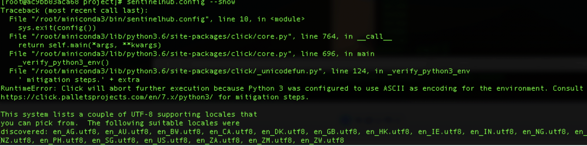 runtimeerror-click-will-abort-further-execution-because-python-3-was