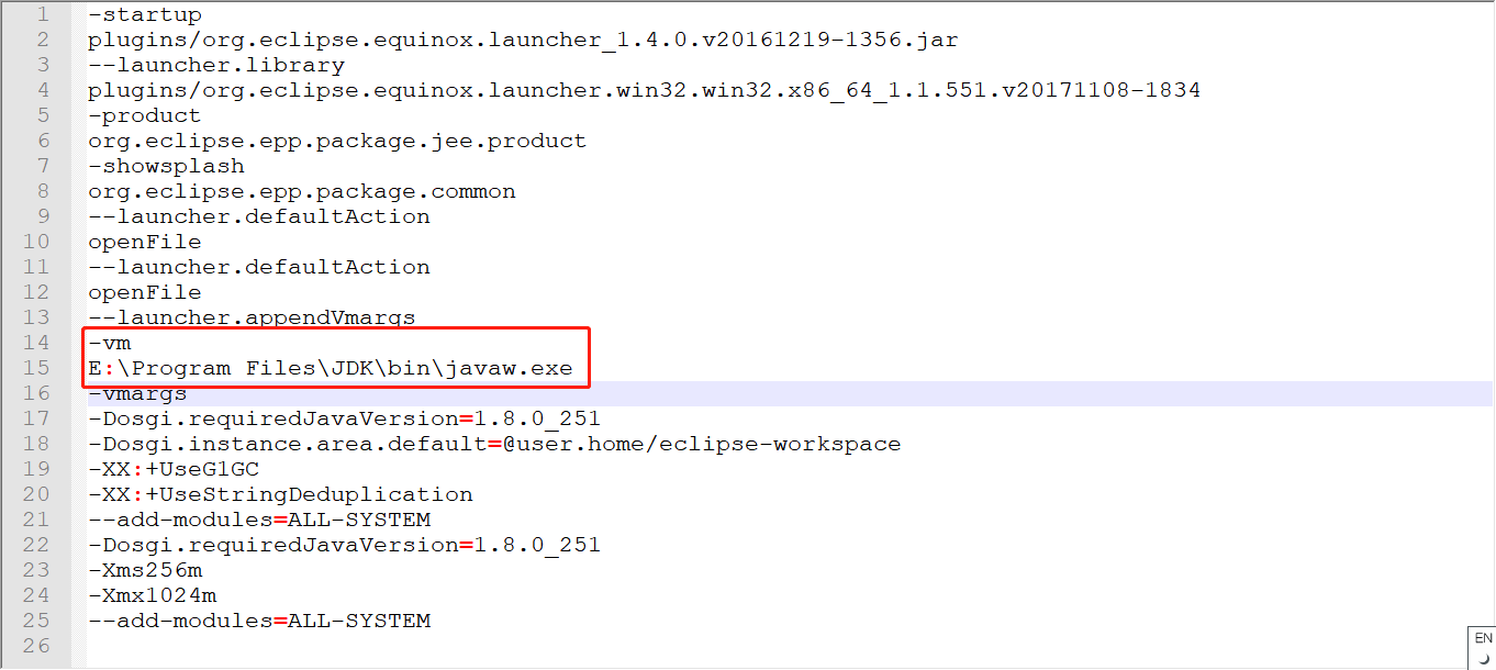 Start eclipse error java was started but returned exit code = 13 ...