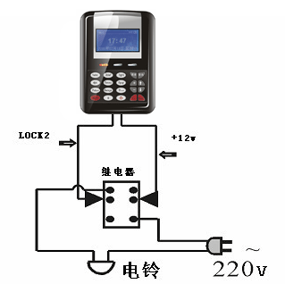 DLC430SK考勤机接线方法