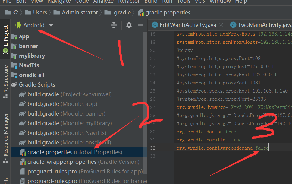 plugin since you are using Gradle version 4.6 or above