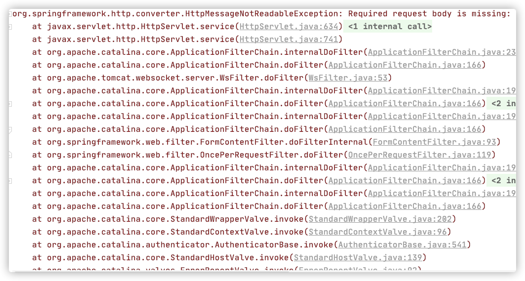 SpringBoot中一个恶心的错误： HttpMessageNotReadableException Required request