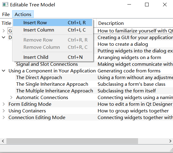 QT5.14.2自带Examples：Editable Tree Model_treeitem(const qvector -CSDN博客